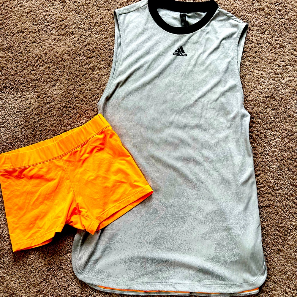 Adidas a-line tennis dress with under shorts